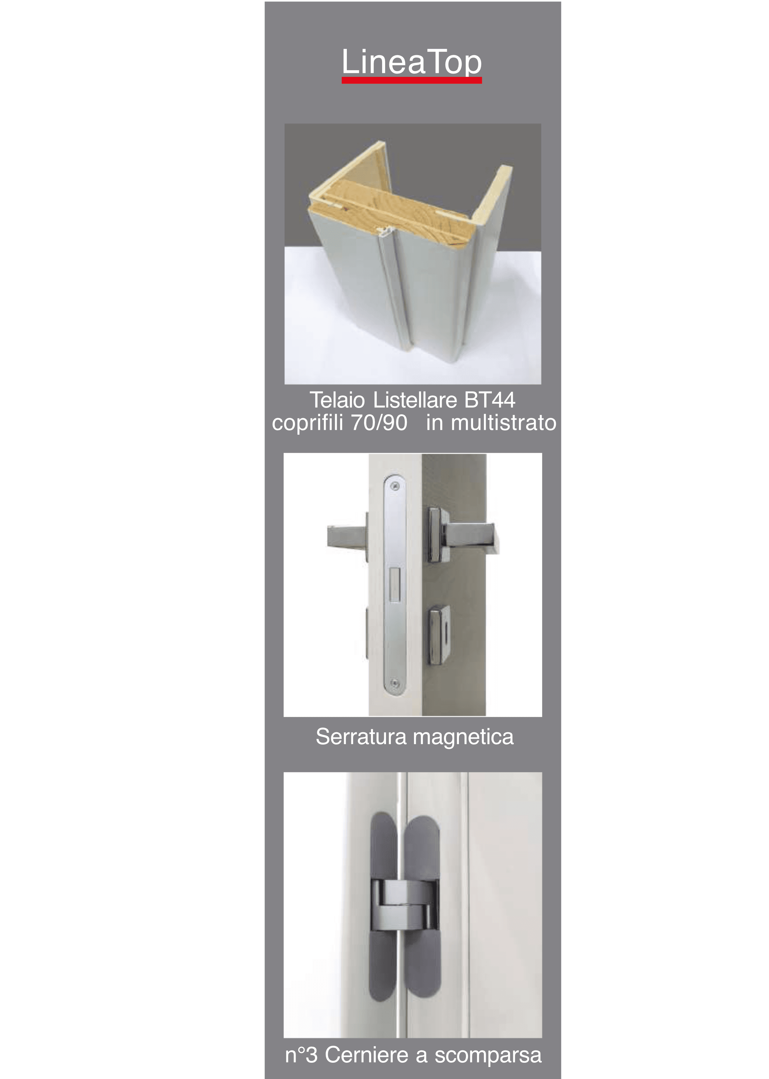 Detalii tehnice Linea Top